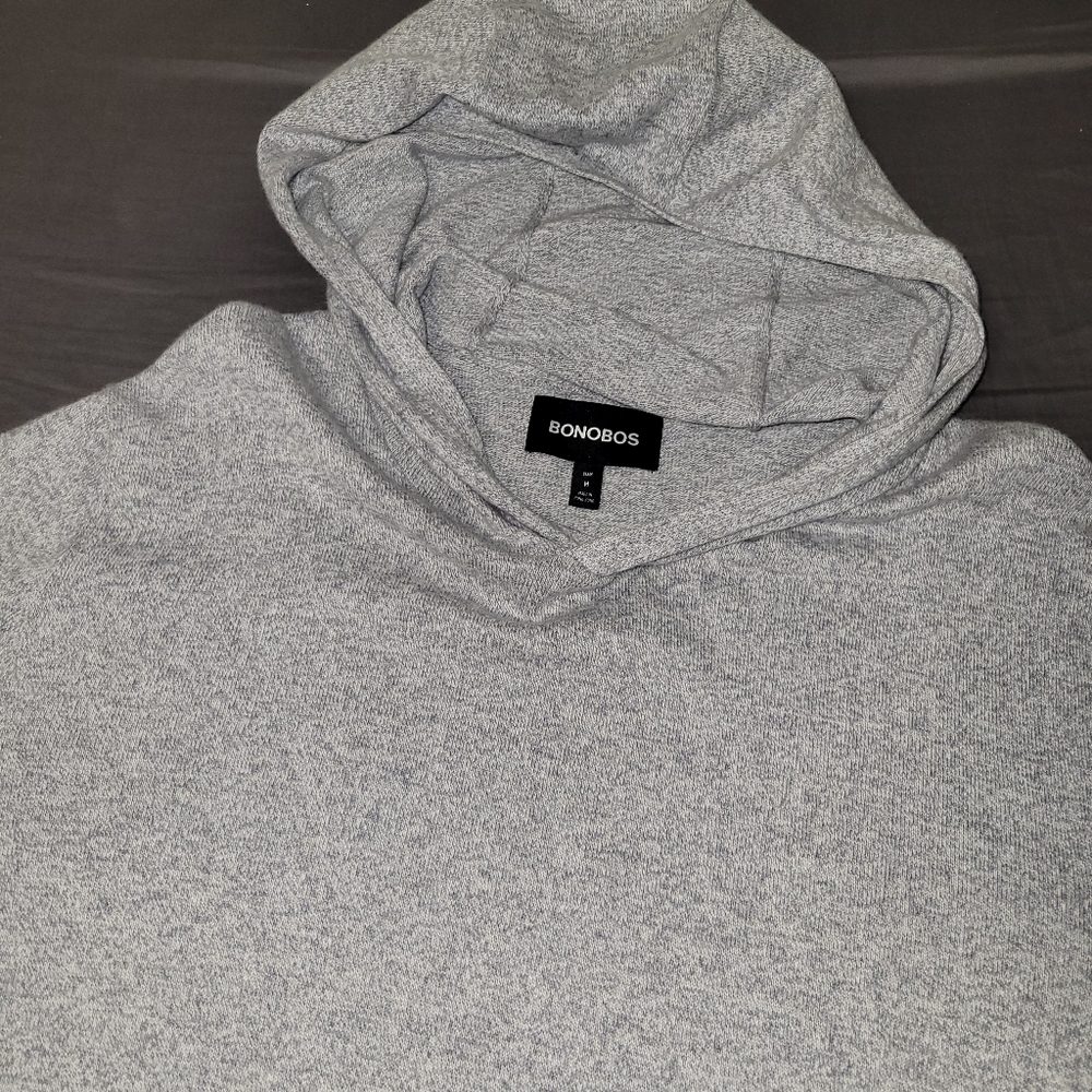 Bonobos Gray Hooded Sweater